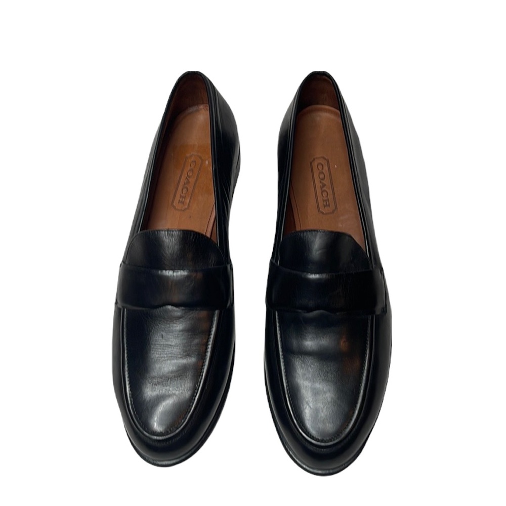 Coach Black Leather Penny Loafers. Size 9 (Fits like 8.5 and is narrow)